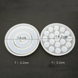 Round 19-Even Storage Boxes Resin Mold Jewelry Molds