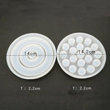Round Storage Boxes Resin Mold for Jewelry Making