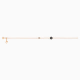 Romantic Round Bracelet with Spherical Slider - Rose