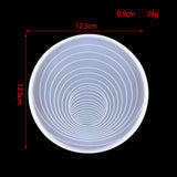 Geometric Spiral Coaster Resin Mold DIY Crafts