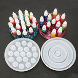 Round Storage Box Resin Mold 19-Even Jewelry Molds
