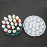 Round Storage Box Resin Mold 19-Even Jewelry Molds