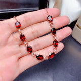 Ruby Treasure Bracelet 18K Rose Plated