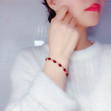 Ruby Treasure Bracelet 18K Rose Plated