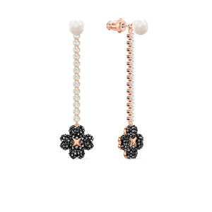 Flower Tassel Pearl Earrings Women's Fresh Ear Line Girl Gift