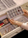 S/M Drawer Jewelry Storage Tray Organizer Box Earrings Rings Holder