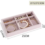 S/M Drawer Jewelry Storage Tray Organizer Box Earrings Rings Holder