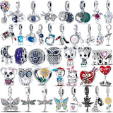 S925 Silver Amulet Charm Bead for 3mm Bracelets Women DIY Jewel