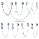S925 Silver Amulet Charm Bead for 3mm Bracelets Women DIY Jewel