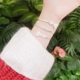 S925 Silver Bangles Dream Catcher Couple Silver Bracelet Gift