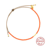 S925 Silver Bohemian Adjustable Bracelet for Girls