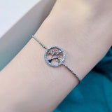 Life Tree S925 Silver Bracelet, European Style Ins