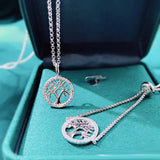 S925 Silver Bracelet Life Tree Fortune Tree ins and Fresh Chain