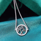 S925 Silver Bracelet Life Tree Fortune Tree ins and Fresh Chain