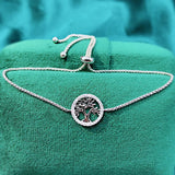 S925 Silver Bracelet Life Tree Fortune Tree ins and Fresh Chain