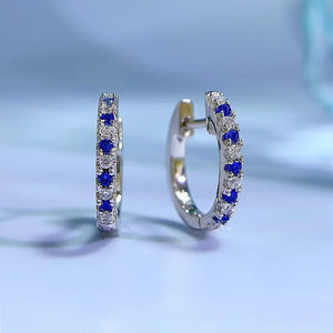 S925 Silver Diamond Earrings Ins Style