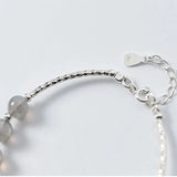 S925 Strawberry Crystal Bracelet Women's Silver Bracelet