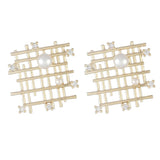 S925 Silver Needle Geometric Hollow Pearl Earrings Zircon Jewelry