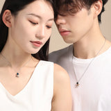 S925 Astronaut Star Moon Couple Necklaces Gift