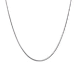 S925 Snake Necklace 1/2/3MM 16/18/20/22/24 inch Women Charm Wedding Gift Jewelry