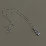 S925 Abstract Body Necklace Minimalist Pendant