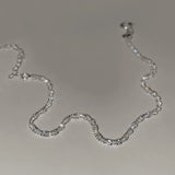 S925 Silver Bracelet 8in 1.5mm Women Wedding Gift Jewelry