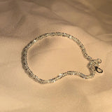 S925 Silver Bracelet 8in 1.5mm Women Wedding Gift Jewelry