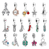 Sterling Silver Flying Pig Pendant Charm for Bracelet Women Jewelry