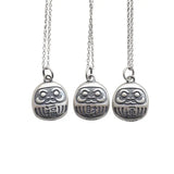 S925 Sterling Silver Necklace Dharma Fortune Pendant