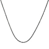 S925 Sterling Silver O-chain 55 Cm Necklace Men 2mm Bold Style Jewelry