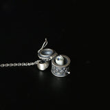 S925 Tibetan Jewelry Peace Amulet Pendant Necklace