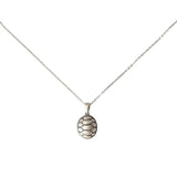 S925 Turtle Shell Pendant Necklace Chinese Style Jewelry