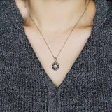 S925 Turtle Shell Pendant Necklace Chinese Jewelry