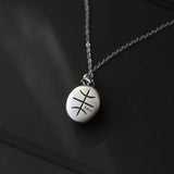 S925 Turtle Shell Pendant Necklace Chinese Style Jewelry