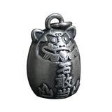 Sterling Silver Tiger Head Necklace Chinese Style Pendant