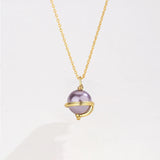 S925 Silver Pearl Asteroid Necklace & Bracelet Set Gift Jewelry