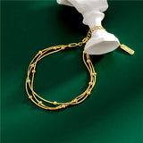 925 Silver Snake Bone Bead Bracelet for Women Wedding Jewelry