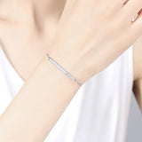 S925 Sterling Silver Wedding Party Bracelet For Women