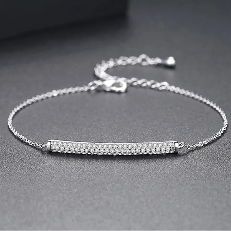 S925 Sterling Silver Wedding Party Bracelet For Women