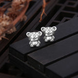 S925 Sterling Silver Tiger Stud Earrings Gift
