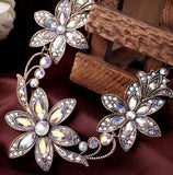 Bohemian Flower Stone Beads Chunky Choker Necklace