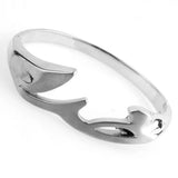 316L Stainless Steel Silver Cuff Bangle Bracelet Gift Jewelry