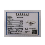 925 Sterling Silver Purple Crystal Flower Ring