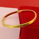 Gold-plated Clasp Bracelet for Women Simulation Wedding Gift