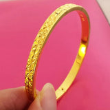 Gold-plated Clasp Bracelet for Women Simulation Wedding Gift