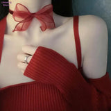 Sexy Velvet Bow Choker Necklace INS Style Jewelry