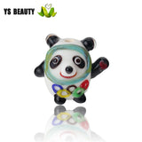 Handmade Glass Bead Christmas Piglet Bear DIY Ornaments