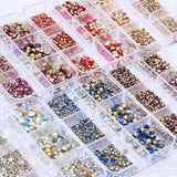Glass Rhinestones ss4-ss20 1000pcs Pointback Loose Strass Beads
