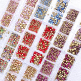 Glass Rhinestones ss4-ss20 1000pcs Pointback Loose Strass Beads