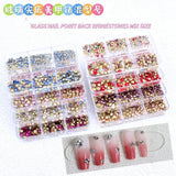 Glass Rhinestones ss4-ss20 1000pcs Pointback Loose Strass Beads